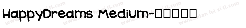 HappyDreams Medium字体转换